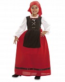 DISFRAZ DE PASTORA LARGO NIÑA