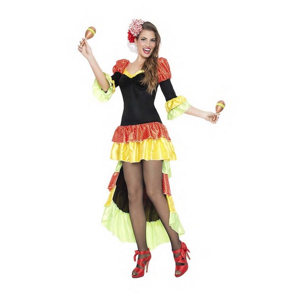 DISFRAZ DE SALSA MUJER