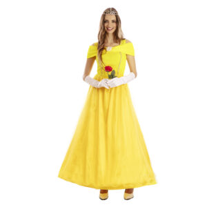 DISFRAZ DE PRINCESA BELLA MUJER