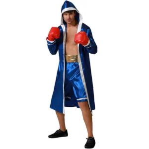 DISFRAZ DE BOXEADOR AZUL PARA HOMBRE