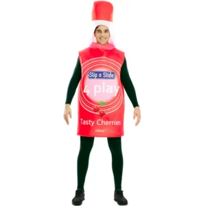 DISFRAZ DE LUBRICANTE DE CEREZA ADULTO