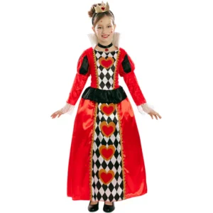 DISFRAZ REINA DE CORAZONES NIÑA