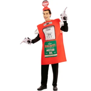 DISFRAZ DE SURTIDOR DE GASOLINA ADULTO