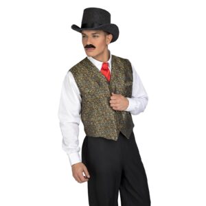 DISFRAZ DE CHALECO CROUPIER VAQUERO HOMBRE