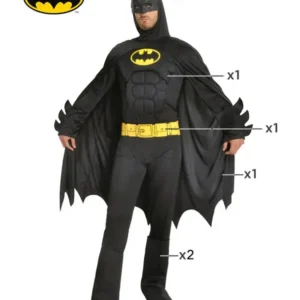 DISFRAZ DE BATMAN MUSCULOSO HOMBRE