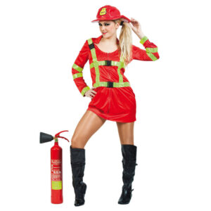 DISFRAZ DE BOMBERA MUJER