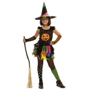 DISFRAZ DE BRUJITA CALABAZA INFANTIL