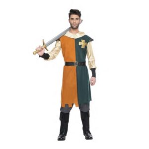 DISFRAZ DE CABALLERO MEDIEVAL AZUL HOMBRE