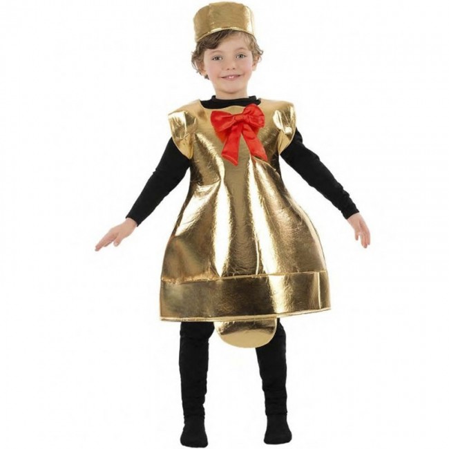 DISFRAZ DE CAMPANA DE NAVIDAD INFANTIL