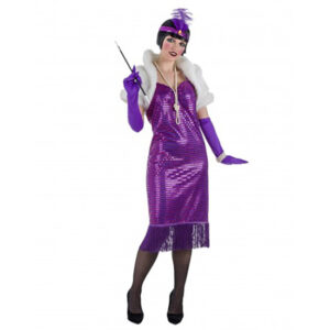 DISFRAZ DE CHARLESTÓN LUJO PARA MUJER