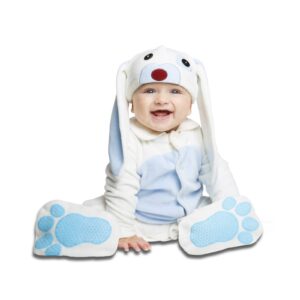 DISFRAZ DE CONEJITO AZUL BEBÉ