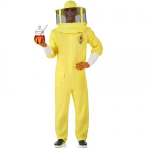 DISFRAZ DE APICULTOR AMARILLO ADULTO