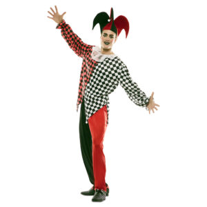 DISFRAZ DE ARLEQUÍN ROJO ADULTO