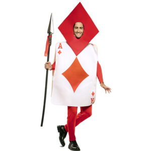 DISFRAZ DE CARTA AS DE DIAMANTES ADULTO