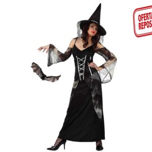 DISFRAZ DE BRUJA NEGRO MUJER