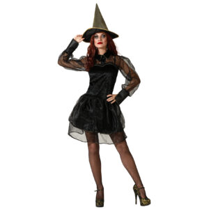 DISFRAZ DE BRUJA NEGRO MUJER