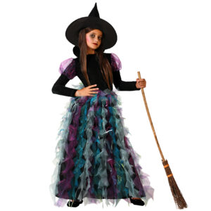 DISFRAZ DE BRUJA VERDE NIÑA