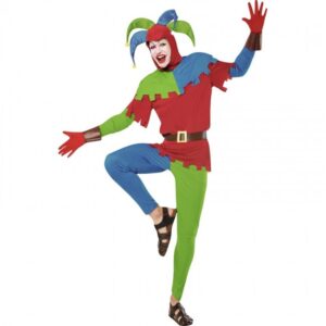 DISFRAZ DE BUFÓN ARLEQUÍN HOMBRE