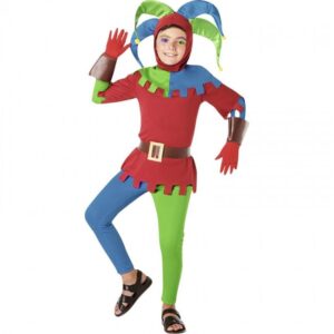 DISFRAZ DE BUFÓN ARLEQUÍN NIÑO