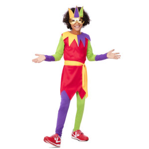 DISFRAZ DE BUFÓN COLORES NIÑO