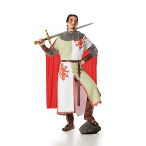 DISFRAZ DE CABALLERO MEDIEVAL LEÓN DE HOMBRE