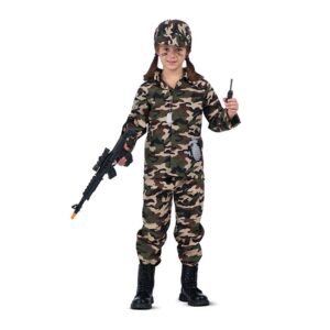 DISFRAZ DE SOLDADO DE CAMUFLAJE INFANTIL