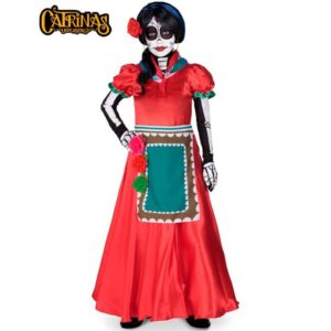 DISFRAZ DE CATRINA ROSABELLA MUJER