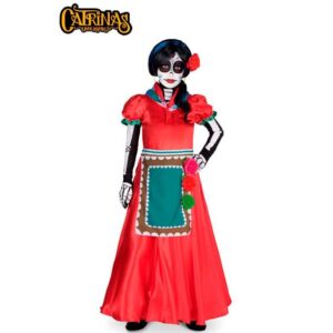 DISFRAZ DE CATRINA ROSABELLA NIÑA