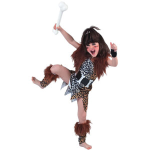 DISFRAZ DE CAVERNÍCOLA PARA NIÑA