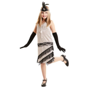 DISFRAZ DE CHARLESTÓN PARA NIÑA