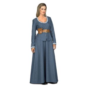 DISFRAZ DE CHICA DEL OESTE AZUL MUJER