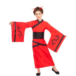 DISFRAZ DE CHINA ROJO NIÑA