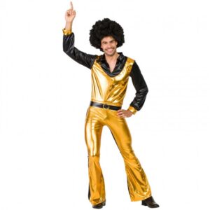 DISFRAZ DE DISCO DORADO PARA HOMBRE