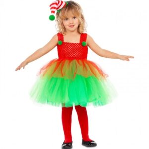 DISFRAZ DE ELFA CON TUTÚ PARA NIÑA