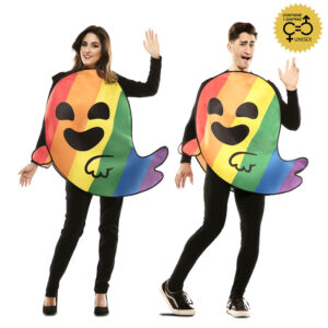 DISFRAZ DE EMOTICONO FANTASMA UNISEX