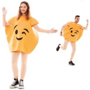DISFRAZ DE EMOTICONO GUIÑO UNISEX