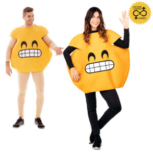 DISFRAZ DE EMOTICONO RIENDO UNISEX