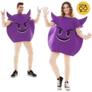 DISFRAZ DE EMOTICONO TRAVIESO UNISEX