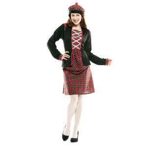 DISFRAZ ESCOCESA PARA MUJER