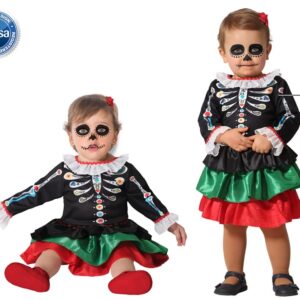 DISFRAZ DE ESQUELETO MEJICANA BEBÉ
