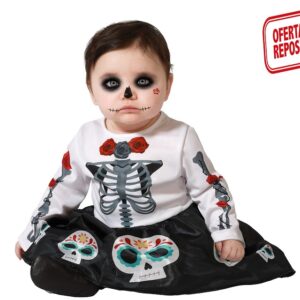 DISFRAZ DE ESQUELETO MEXICANA BEBÉ