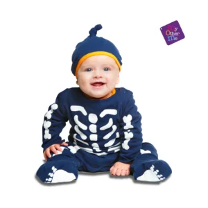 DISFRAZ DE ESQUELETO PARA BEBÉ