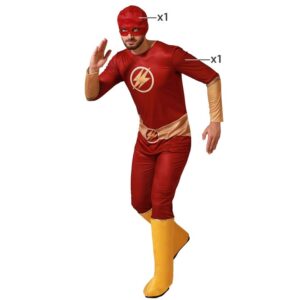 DISFRAZ DE SUPERHÉROE FLASH PARA HOMBRE