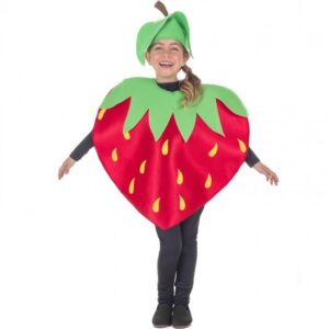 DISFRAZ DE FRESA DEL BOSQUE INFANTIL