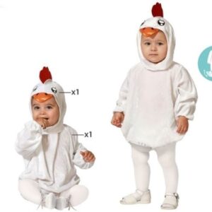 DISFRAZ DE GALLINA BLANCA BEBÉ