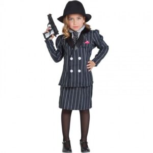 DISFRAZ DE GÁNSTER PARA NIÑA