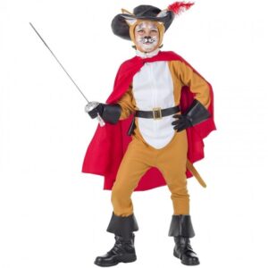 DISFRAZ DE GATO CON BOTAS INFANTIL