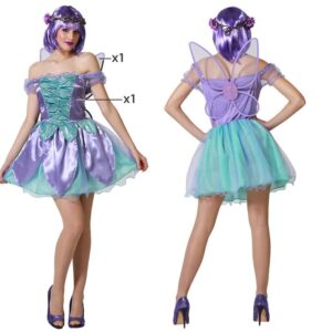 DISFRAZ DE HADA PÚRPURA MUJER