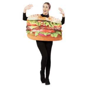 DISFRAZ HAMBURGUESA UNISEX ADULTO