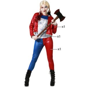 DISFRAZ DE HARLEY QUINN AZUL PARA MUJER